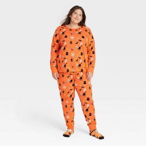 Women's Plus Size Halloween Matching Family Pajama Set - Hyde & EEK! Boutique 3X